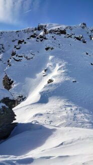 Il colletto visto dalla punta 