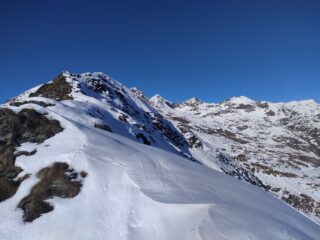 La cresta vista dal colle