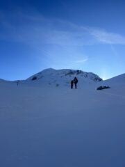 Là in alto l'inizio della cresta