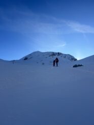 Là in alto l'inizio della cresta