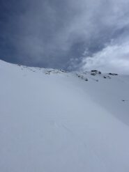 La vetta in vista ma che gran c.. per salire
