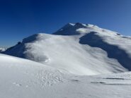 Dal colle vista della salita che mi aspetta