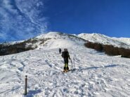 Salita per il Costone dalla Sella Morteis 