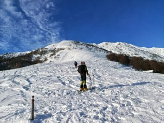 Salita per il Costone dalla Sella Morteis 