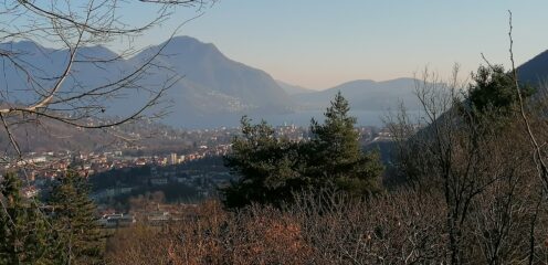Vista sul lago Maggiore