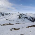 Il crinale da percorrere dal Monte Berlino 