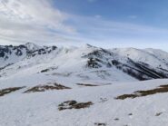 Il crinale da percorrere dal Monte Berlino 