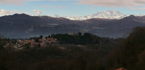 Vista su Ameno e Monte Rosa