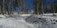 Prima neve sulla sterrata