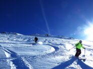 Sulla dorsale in alto verso il colletto a q. 2430