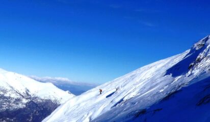 Verso il valloncello di destra che porta all'Alpe Tartarea
