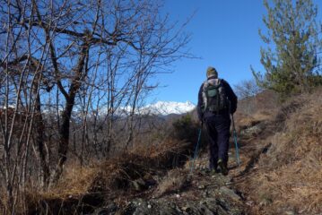 Salendo al Colle di Cianel