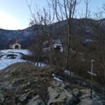 Spada nella roccia vicino al castello