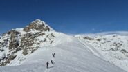 oltre il poggio Frassati verso la cima