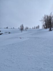 Neve nella parte superiore