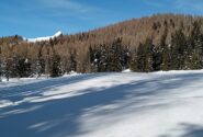 il pianoro sotto il Colle dell'Ortiga 