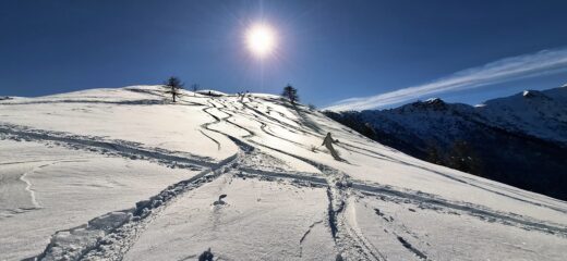 Seconda discesa su neve sempre top
