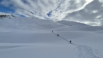 verso il colle Bourcet
