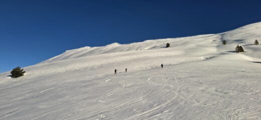 I pendii aperti della parte alta
