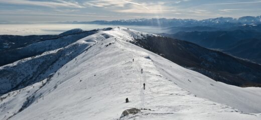 Dorsale verso la cima