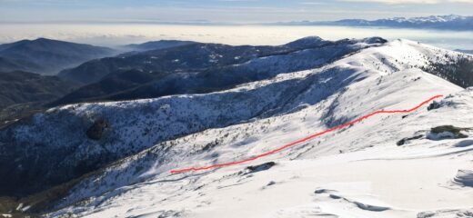 Ns discesa versante nord est