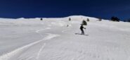 Lato sud neve in via di trasformazione in alto