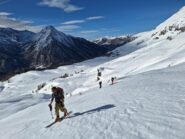 In salita sopra Pian dell'Alpe