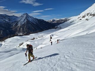 In salita sopra Pian dell'Alpe