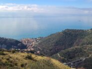 Vista su Bogliasco da sopra Sessarego