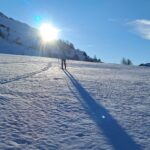 partiamo con il sole che arriva....
