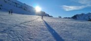 partiamo con il sole che arriva....