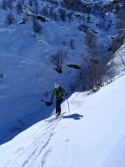 Passaggio giusto nel ruscello