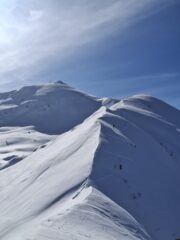 Tratto impegnativo della cresta