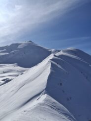 Tratto impegnativo della cresta