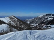 Traccia di salita e valle Maudagna