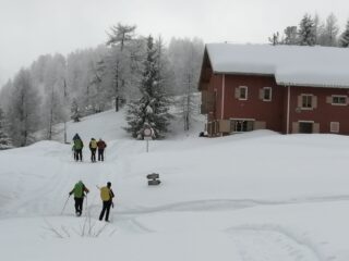 arrivo al rifugio