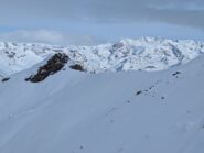 il pendio Ovest vista Rosa