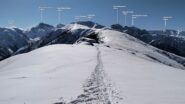  Traversiamo verso Cima Gardiola.