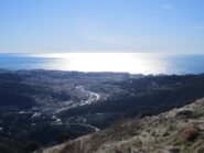 Val Bisagno e mare lucente