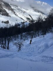 Qualche tratto ripido nel bosco