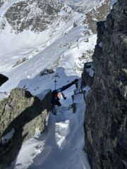 Passaggino di arrampicata