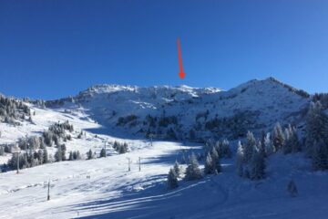 La cima vista da Super Collet