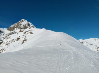 Poco prima della vetta