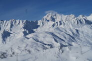 vista verso il Monte Bianco, in primo piano Crevacol