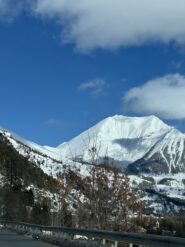 Nel primo pomeriggio guardandolo da Fraisse 