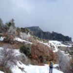 Il Mont de Pesse dalla strada.