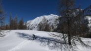 Risalita verso il colle Soleglio Bue