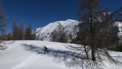 Risalita verso il colle Soleglio Bue