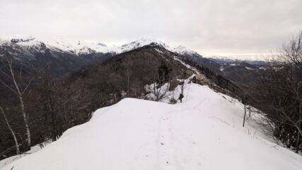 Discesa verso il colle dell'Arponetto