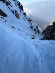 Vista a ritroso dalla cornice d'uscita